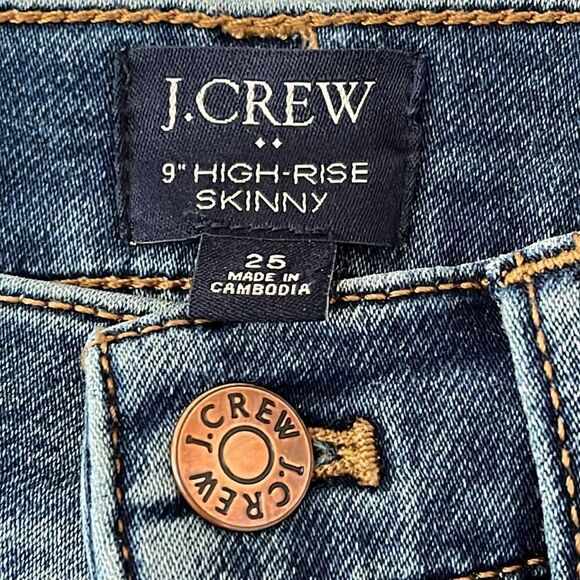 Womens’ J. Crew High Rise Skinny Size 25 - Picture 3 of 5